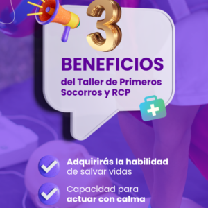 3 beneficios de primeros socorros y RCP